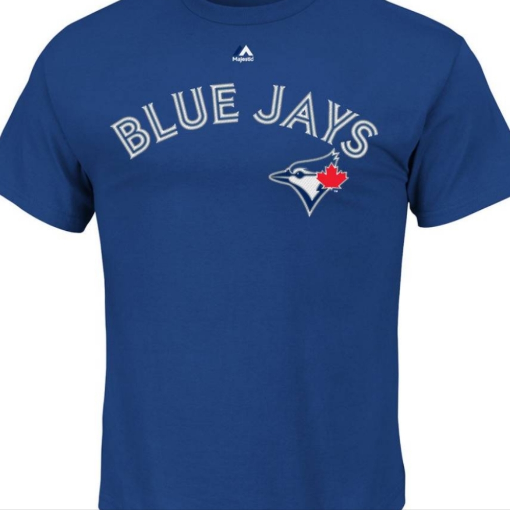 Majestic Blue Jays T-shirt - Picture 1 of 2